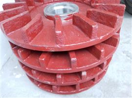 ZBC100-80-250R耐磨橡膠(jiao)渣漿泵副葉輪(lún)配件